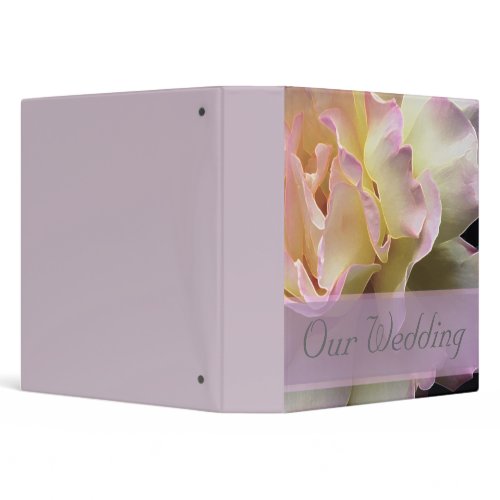 Pastel Palette Wedding Binder binder