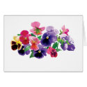 Pastel Pansies card