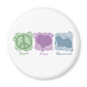 Pastel Peace, Love, and Havanese magnets by MenagerieMayhem Pastel Peace, Love, and Havanese magnets