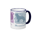 Pastel Peace, Love, and Hovawarts Coffee Mugs