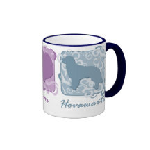 Pastel Peace, Love, and Hovawarts Coffee Mugs