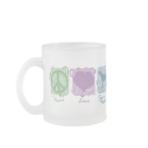 Pastel Peace, Love, and Spinoni Italiani Mugs