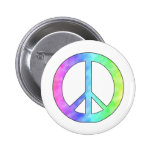 Pastel Peace Sign buttons