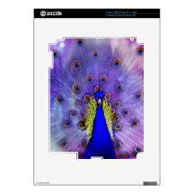Pastel Peacock iPad 2 Decals