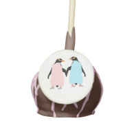 Pastel Penguins in Love Cake Pops