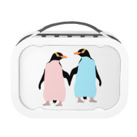 Pastel Penguins in Love Yubo Lunchbox