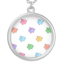Pastel Pig Pattern Jewelry