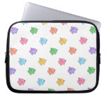 Pastel Pig Pattern Laptop Sleeves