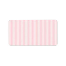 Pastel Pink Candy Stripes. Address Label