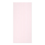 Pastel Pink Candy Stripes. Custom Rack Card