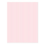 Pastel Pink Candy Stripes. Post Cards