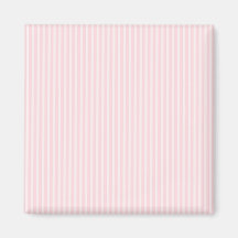 Pastel Pink Candy Stripes. Refrigerator Magnet