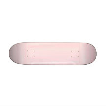 Pastel Pink Candy Stripes. Skate Board Deck