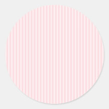 Pastel Pink Candy Stripes. Stickers