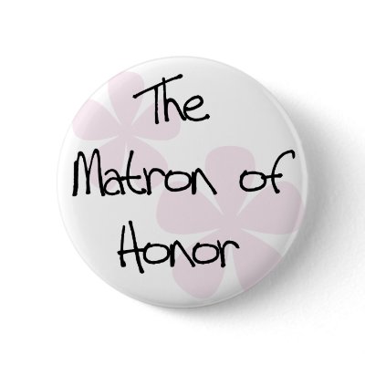 Pastel Pink Flowers Matron of Honor