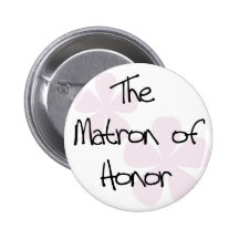 Pastel Pink Flowers Matron of Honor