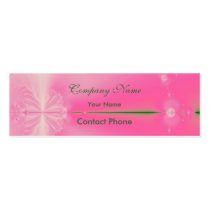 Pastel Pink Fractal Profile Card Template Business Cards