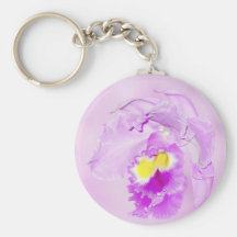 Pastel Pink Orchid Keychains