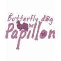 Pastel Pink Papillon Ladies TShirt