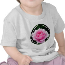 Pastel Pink Rose Baby T-Shirt