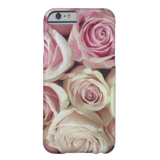 Pastel pink roses iPhone 6 case