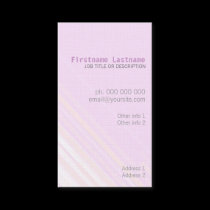 Pastel Pink Stripes Business Card business cards by onlinecards Pastel Pink Stripes Business Card business cards