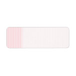 Pastel Pink Stripes. Custom Return Address Label