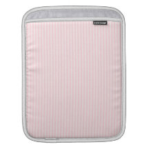 Pastel Pink Stripes. iPad Sleeve