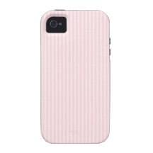 Pastel Pink Stripes. iPhone 4/4S Covers