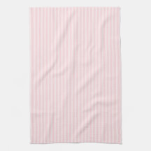Pastel Pink Stripes. Kitchen Towels