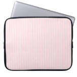 Pastel Pink Stripes. Laptop Sleeves