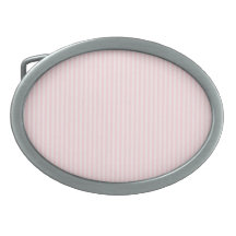 Pastel Pink Stripes. Oval Belt Buckles