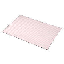 Pastel Pink Stripes. Placemat