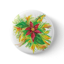 Pastel Poinsettia buttons by jarnolddesign Pastel Poinsettia buttons