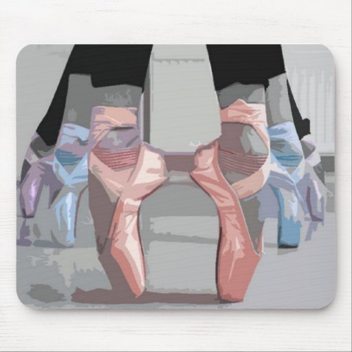 Pastel Pointe Shoes Mousepads
