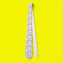 Pastel Polka Dots Tie ties