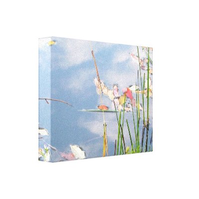 Pastel Pond Gallery Wrapped Canvas
