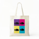 Pastel Pop Art Cat Bag