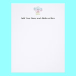 Pastel Praying Angel letterhead