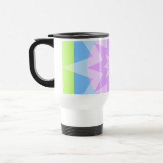 pastel pretty stars mug