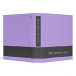pastel purple business 3 ring binders