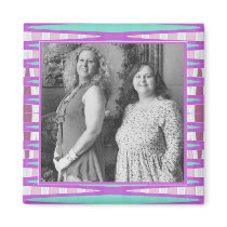 pastel purple turquoise photo frame magnets by DonnasPhotoFrames pastel purple turquoise photo frame magnets