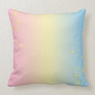Pastel Rainbow Frame Baby Keepsake Pillow
