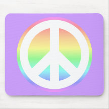 Pastel Rainbow Mouse Mat