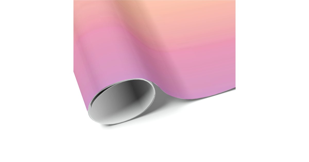 Pastel Rainbow Ombre Wrapping Paper Zazzle