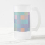 Pastel Rainbow Pixel Pattern Mugs