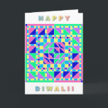 Pastel Rangoli 2 Diwali Card