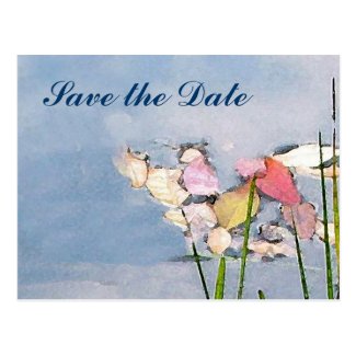 Pastel Reflections Save the Date