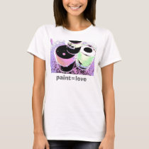 pastel remix paint, paint=love t-shirts