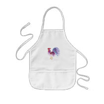 Pastel Rooster by Wendy C. Allen aprons by eelkat Pastel Rooster by Wendy C. Allen aprons